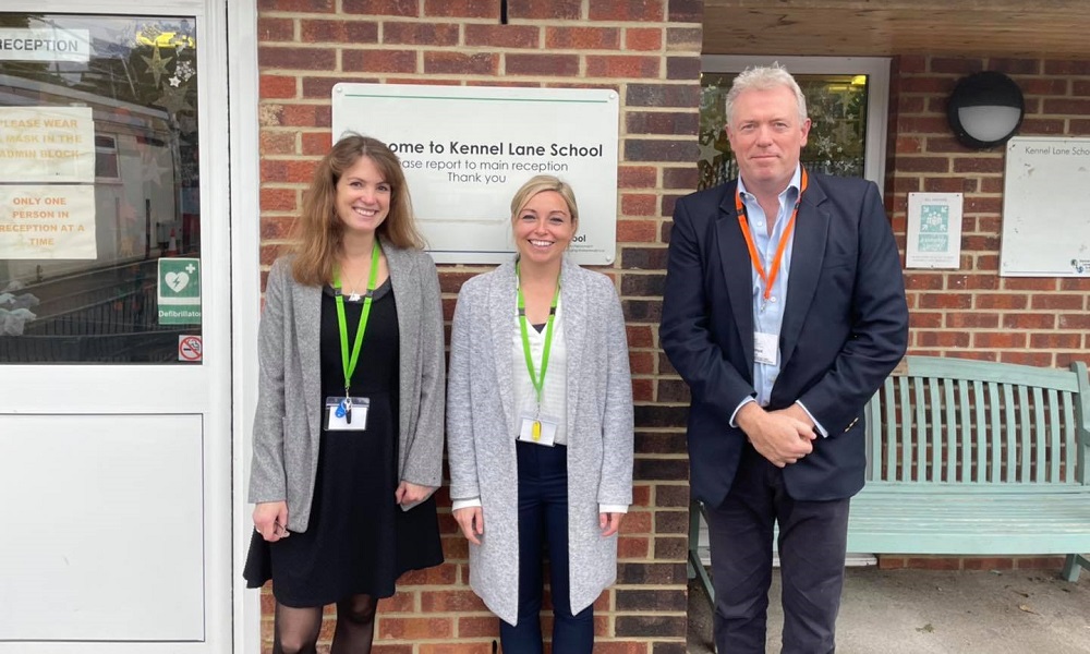 James Sunderland MP visits Kennel Lane School
