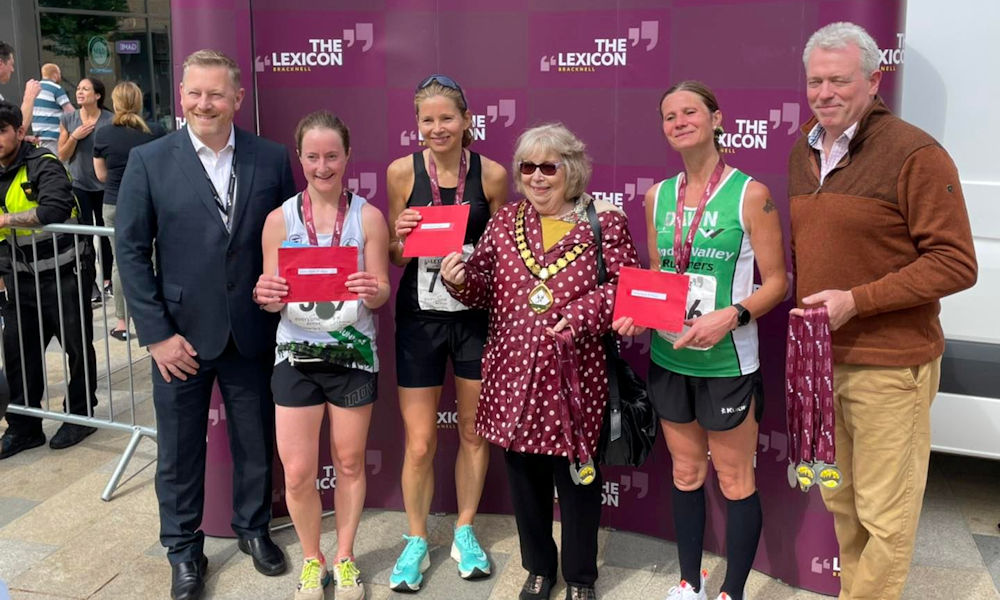 James Sunderland MP at The Lexicon Bracknell Half Marathon 2022