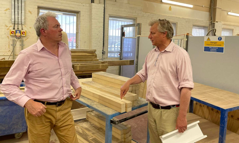 James Sunderland visits Sash Window Workshop