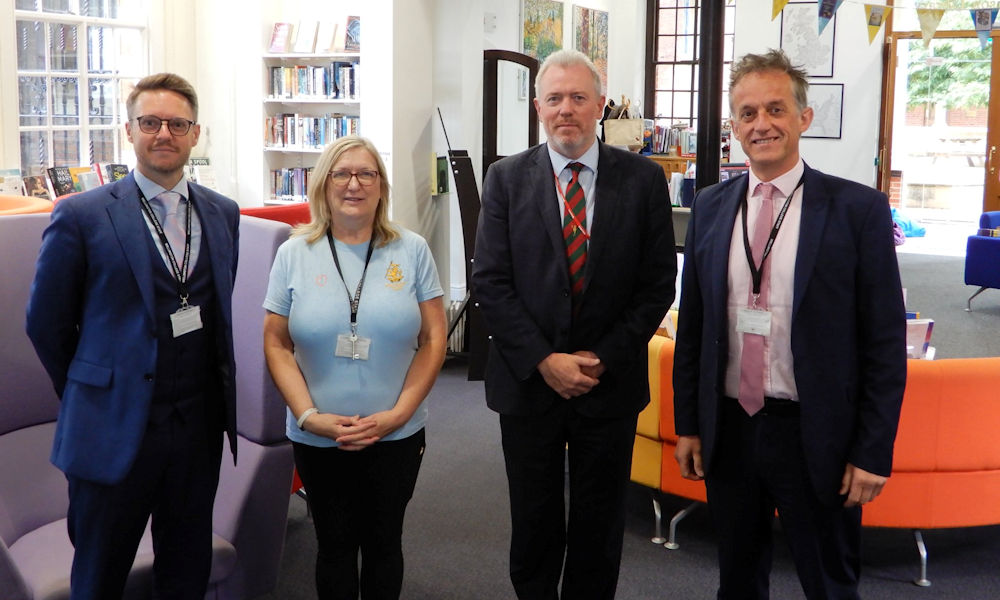 James Sunderland visits Wellington College