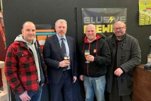 James Sunderland meets local craft brewers in Finchampstead