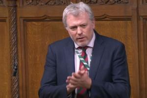 James Sunderland MP speaking in the House of Commons