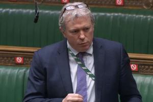 James Sunderland MP speaking in the House of Commons