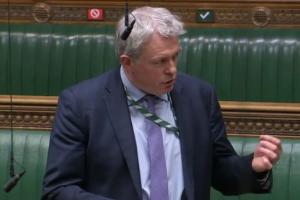 James Sunderland MP speaking in the House of Commons