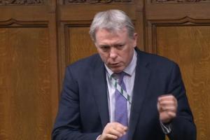 James Sunderland MP speaking in the House of Commons