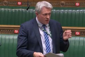 James Sunderland MP speaking in the House of Commons