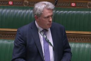 James Sunderland MP speaking in the House of Commons