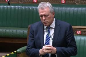 James Sunderland MP speaking in the House of Commons