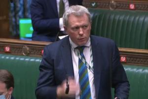 James Sunderland MP speaking in the House of Commons