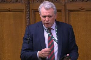 James Sunderland MP speaking in the House of Commons