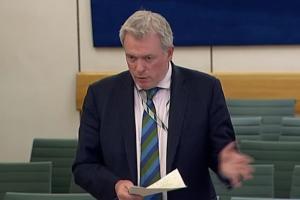 James Sunderland MP speaking in a Westminster Hall debate held in the Boothroyd Room in Portcullis House
