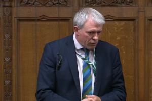 James Sunderland MP speaking in the House of Commons