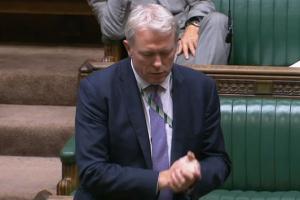 James Sunderland MP speaking in the House of Commons