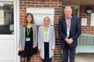 James Sunderland MP visits Kennel Lane School