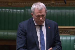 James Sunderland MP speaking in the House of Commons