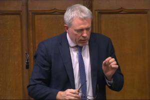 James Sunderland MP speaking in the House of Commons