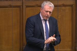 James Sunderland MP speaking in the House of Commons