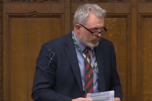 James Sunderland MP speaking in the House of Commons