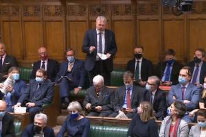 James Sunderland MP speaking in the House of Commons