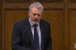 James Sunderland MP speaking in the House of Commons