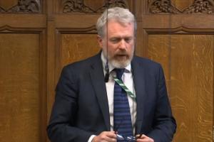 James Sunderland MP speaking in the House of Commons