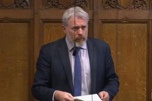 James Sunderland MP speaking in the House of Commons