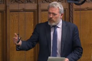 James Sunderland MP speaking in the House of Commons