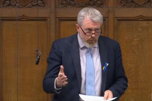 James Sunderland MP speaking in the House of Commons