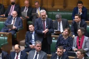 James Sunderland MP speaking in the House of Commons