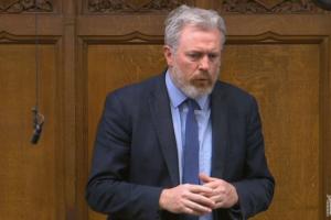 James Sunderland MP speaking in the House of Commons