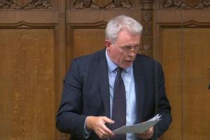 James Sunderland MP speaking in the House of Commons