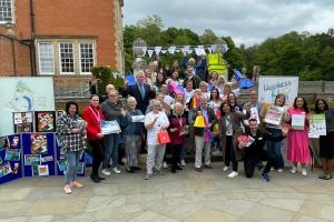 James Sunderland MP visits the Happiness Hub