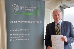 James Sunderland supports the Mental Health Foundation