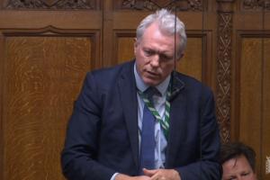 James Sunderland MP speaking in the House of Commons