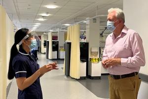 James Sunderland MP visits Bracknell Healthspace