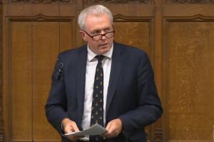 James Sunderland MP speaking in the House of Commons