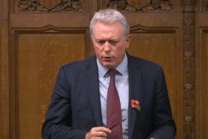 James Sunderland MP speaking in the House of Commons