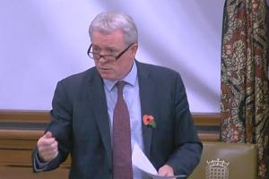 James Sunderland MP speaking in Westminster Hall