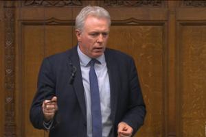 James Sunderland MP speaking in the House of Commons