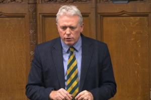 James Sunderland MP speaking in the House of Commons
