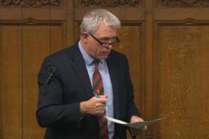 James Sunderland MP speaking in the House of Commons