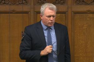 James Sunderland MP speaking in the House of Commons