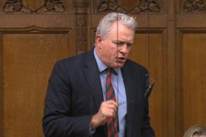 James Sunderland MP speaking in the House of Commons