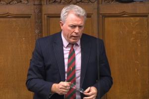 James Sunderland MP speaking in the House of Commons