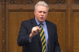 James Sunderland MP speaking in the House of Commons