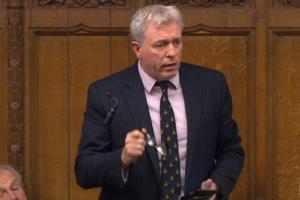 James Sunderland MP speaking in the House of Commons