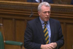 James Sunderland MP speaking in the House of Commons