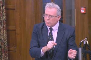 James Sunderland MP speaking in Westminster Hall