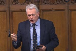 James Sunderland MP speaking in the House of Commons