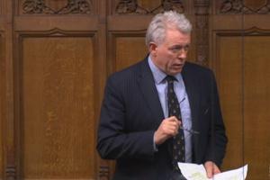 James Sunderland MP speaking in the House of Commons